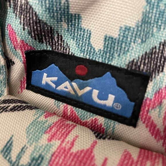 Kavu Rope Sling Crossbody Backpack Island Ikat Canvas Aztec Printed Bag - Picture 5 of 8
